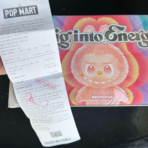 Colorful Plush Keychain Accessory - Picture 8 of 8